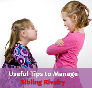 manage sibling rivalry